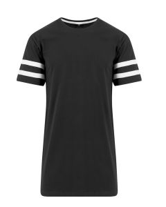 Build Your Brand Stripe Jersey Men's T Shirt