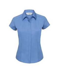 Russell Women's Cap Sleeve Poplin Shirt