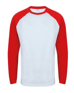 SkinniFit Long Sleeve Baseball T Shirt