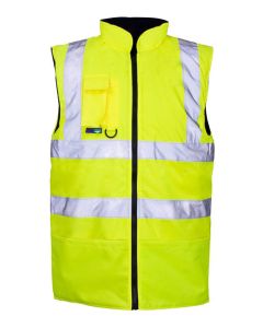 Supertouch Hi Vis Reversible Bodywarmer