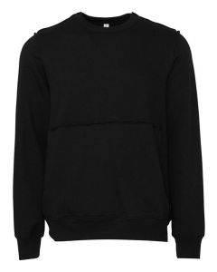Bella+Canvas Unisex Raw-Seam Crew Pullover