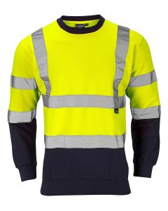 Supertouch 2 Tone Hi Vis Sweatshirt