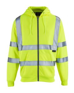 Supertouch Hi Vis Zip Hoodie