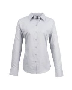  Premier Ladies Oxford L/S Shirt