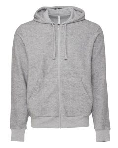 Bella+Canvas Unisex Sueded Fleece Full-Zip Hoodie