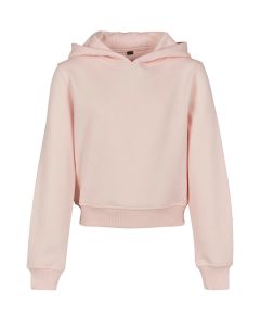 Build Your Brand Girls Cropped Sweat Hoodie