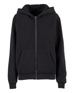 Build Your Brand Women's Vintage Heavy Zip Hoodie