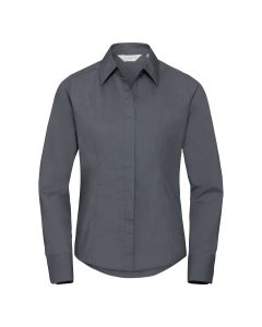 Russell Women's L/S Fitted Poplin Shirt