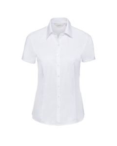 Russell Women's S/S Herringbone Shirt