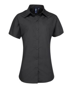  Premier Ladies Supreme Poplin S/S Shirt