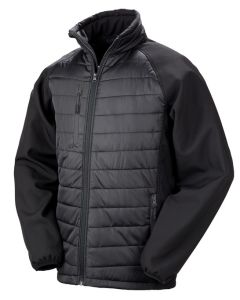 Result Black Compass Padded Softshell Jacket