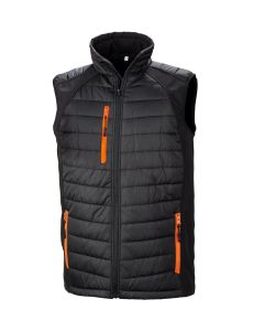 Result Black Compass Padded Softshell Gilet