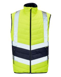 Supertouch Hi Vis 2 Tone Puffer Bodywarmer