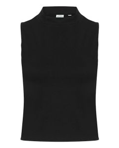 SF Women's High neck Crop Vest