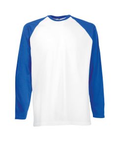Fruit Of The Loom Long Sleeve Baseball Tee