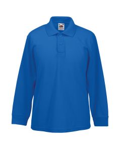 Fruit Of The Loom Junior Long Sleeve 65/35 Polo