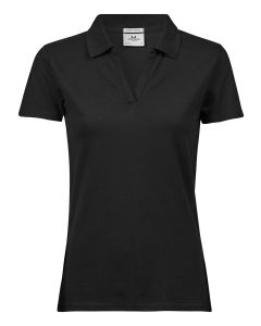 Tee Jays Ladies Luxury Stretch V Neck Polo Shirt