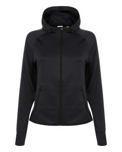 Tombo Women's Lightweight Running Hoodie With Reflective Tape