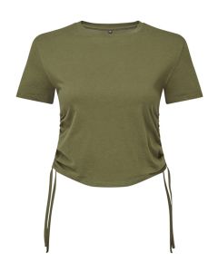 TriDri Women's Ruched Crop Top