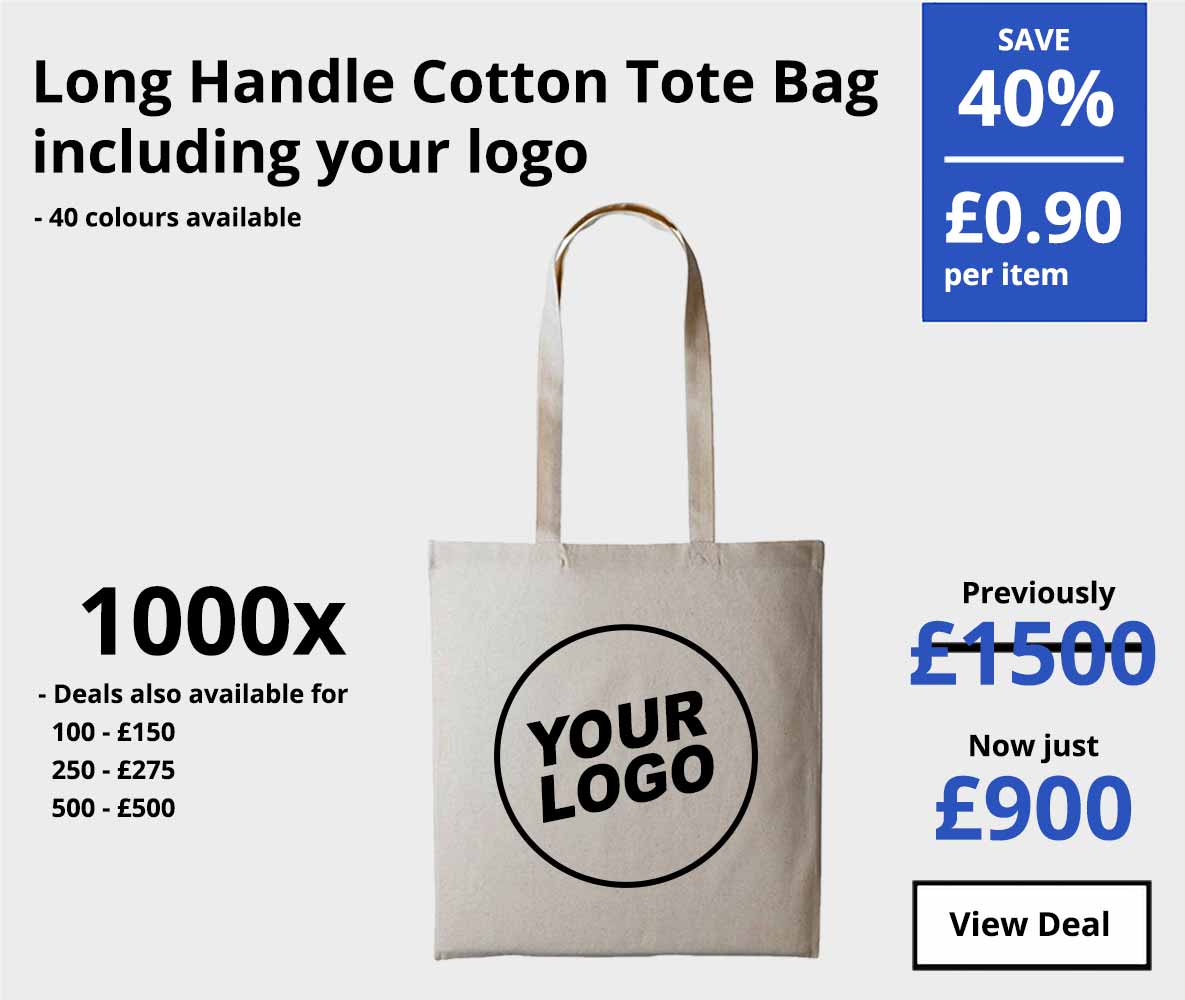 Cotton Long Handle Tote Bag